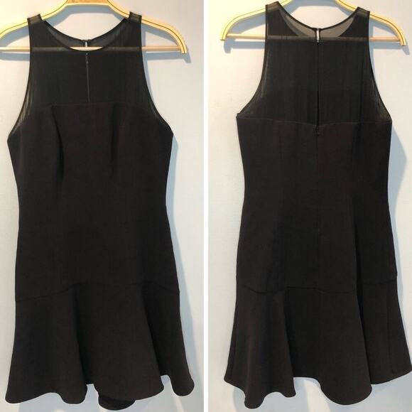 Club Monaco Lorna Cocktail Dress size 4 Black Mermaid Silhouette - Picture 9 of 9